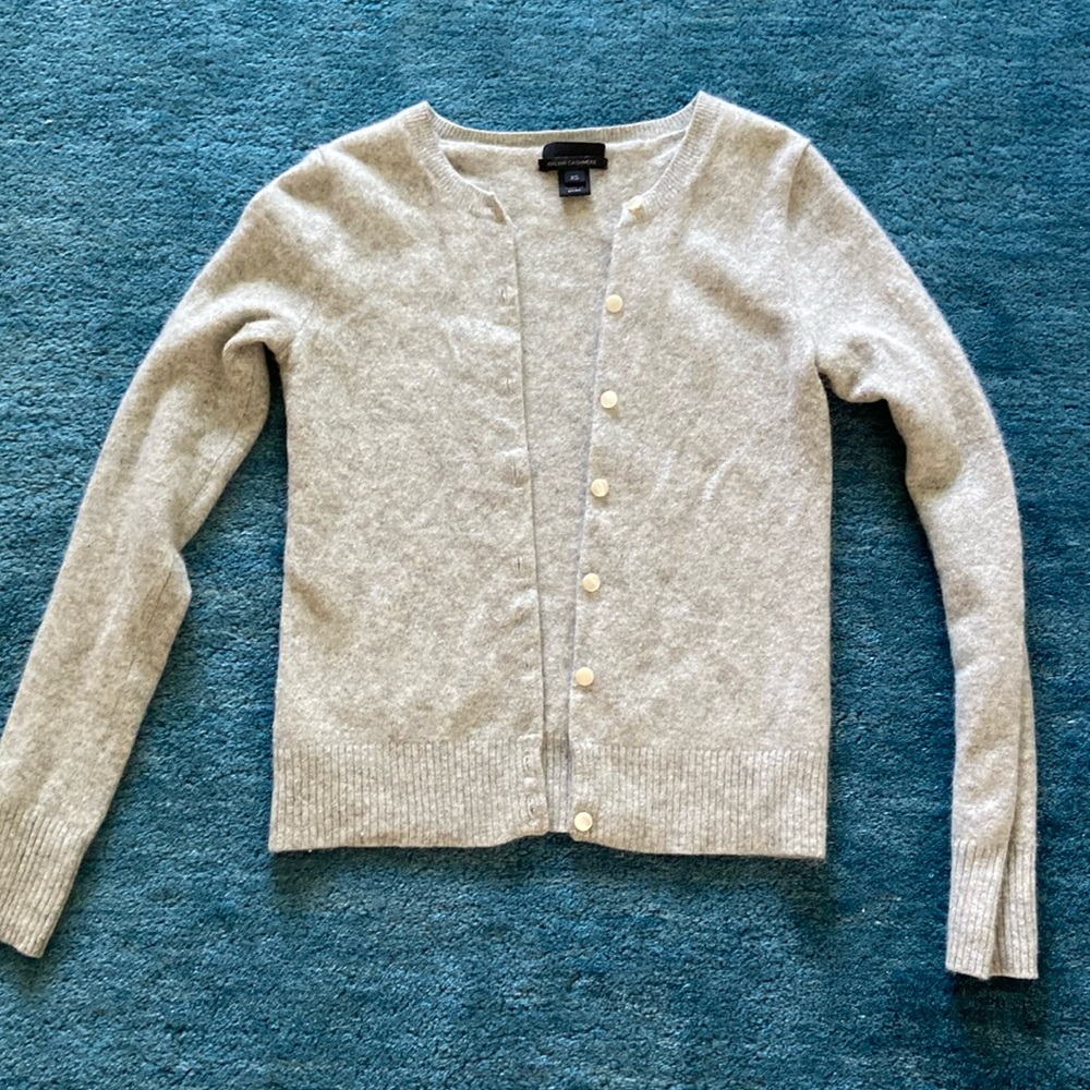 J crew Italian cashmere heathered cardigan